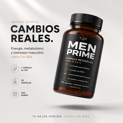 MEN PRIME® – Vuelve a sentirte firme, liviano y en control