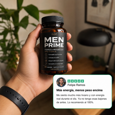 MEN PRIME® – Vuelve a sentirte firme, liviano y en control