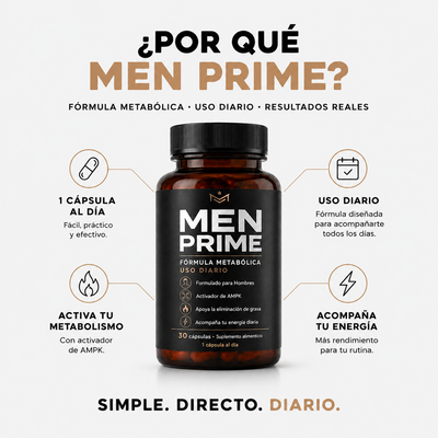 MEN PRIME® – Vuelve a sentirte firme, liviano y en control