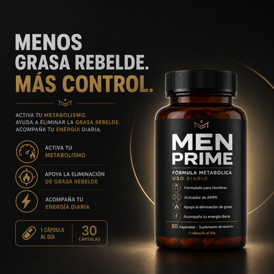 MEN PRIME® – Vuelve a sentirte firme, liviano y en control